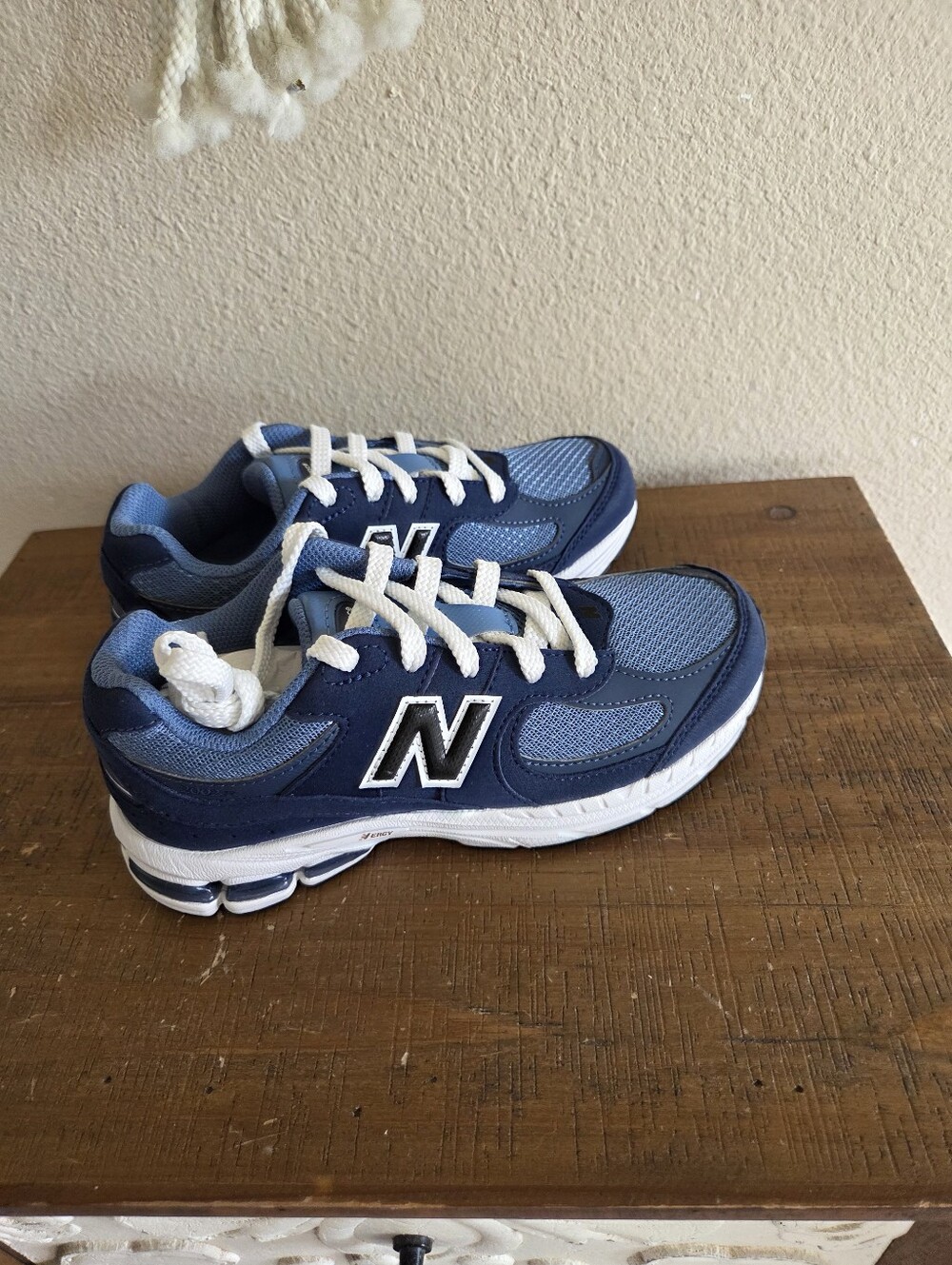New Balance Kids Blue Preschool 2002 Lace Shoes Size 3 NWT - Picture 5 of 10